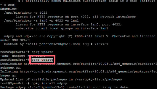 OpenWRT: установка ПО и настройка IPTV от Ростелекома OpenWRT: установка ПО и настройка IPTV от Ростелекома